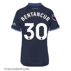 Tottenham Hotspur Rodrigo Bentancur #30 Seconda Maglia Femmina 2023-24 Manica Corta